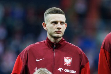 Sebastian Szymanski, 2026 Dünya Kupası 'nda Polonya ve Litvanya milli takımları arasında PGE Narodowy (Maciej Rogowski)