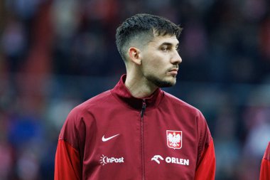 Jakub Moder, 2026 Dünya Kupası 'nda Polonya ve Litvanya milli takımları arasında PGE Narodowy' da görüldü (Maciej Rogowski)