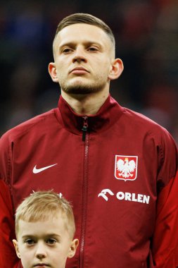 Sebastian Szymanski, 2026 Dünya Kupası 'nda Polonya ve Litvanya milli takımları arasında PGE Narodowy (Maciej Rogowski)