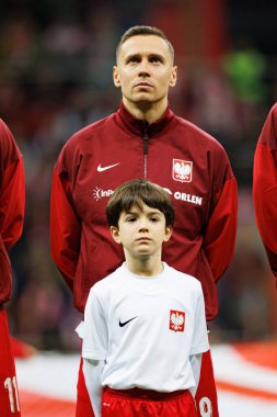 Przemyslaw Frankowski, 2026 Dünya Kupası 'nda Polonya ve Litvanya milli takımları arasında PGE Narodowy (Maciej Rogowski)