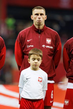 Jakub Piotrowski, 2026 Dünya Kupası 'nda Polonya ve Litvanya milli takımları arasında PGE Narodowy (Maciej Rogowski)