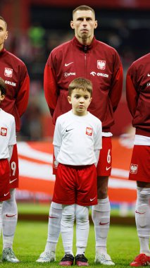 Jakub Piotrowski, 2026 Dünya Kupası 'nda Polonya ve Litvanya milli takımları arasında PGE Narodowy (Maciej Rogowski)