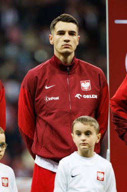 Jakub Kiwior, 2026 Dünya Kupası 'nda Polonya ve Litvanya milli takımları arasında PGE Narodowy' da görüldü (Maciej Rogowski)