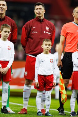 Robert Lewandowski, 2026 Dünya Kupası 'nda Polonya ve Litvanya milli takımları arasında PGE Narodowy (Maciej Rogowski)