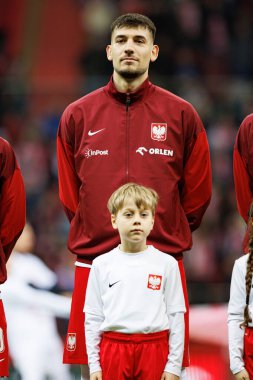 Jakub Moder, 2026 Dünya Kupası 'nda Polonya ve Litvanya milli takımları arasında PGE Narodowy' da görüldü (Maciej Rogowski)