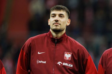 Jakub Moder, 2026 Dünya Kupası 'nda Polonya ve Litvanya milli takımları arasında PGE Narodowy' da görüldü (Maciej Rogowski)