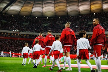 Polonya ve Litvanya milli takımları arasında PGE Narodowy (Maciej Rogowski)