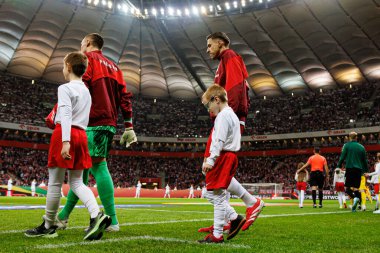 Lukasz Skorupski ve Jan Bednarek, 2026 Dünya Kupası 'nda Polonya ve Litvanya milli takımları arasında PGE Narodowy (Maciej Rogowski)