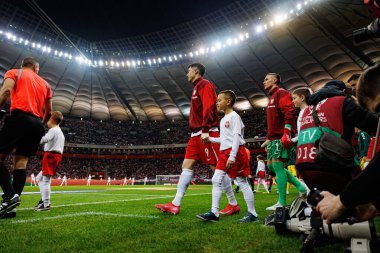 Robert Lewandowski, 2026 Dünya Kupası 'nda Polonya ve Litvanya milli takımları arasında PGE Narodowy (Maciej Rogowski)