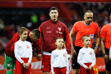 Robert Lewandowski, 2026 Dünya Kupası 'nda Polonya ve Litvanya milli takımları arasında PGE Narodowy (Maciej Rogowski)
