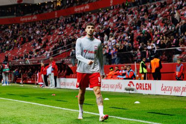 Jakub Moder, 2026 Dünya Kupası 'nda Polonya ve Litvanya milli takımları arasında PGE Narodowy' da görüldü (Maciej Rogowski)