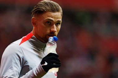 Matty Cash, 2026 Dünya Kupası 'nda Polonya ve Litvanya milli takımları arasında PGE Narodowy (Maciej Rogowski)