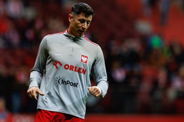 Robert Lewandowski, 2026 Dünya Kupası 'nda Polonya ve Litvanya milli takımları arasında PGE Narodowy (Maciej Rogowski)