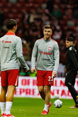 Krzysztof Piatek, 2026 Dünya Kupası 'nda Polonya ve Litvanya milli takımları arasında PGE Narodowy (Maciej Rogowski)