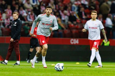 Jakub Moder, 2026 Dünya Kupası 'nda Polonya ve Litvanya milli takımları arasında PGE Narodowy' da görüldü (Maciej Rogowski)