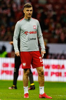 Krzysztof Piatek, 2026 Dünya Kupası 'nda Polonya ve Litvanya milli takımları arasında PGE Narodowy (Maciej Rogowski)