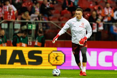 Marcin Bulka, 2026 Dünya Kupası 'nda Polonya ve Litvanya milli takımları arasında PGE Narodowy' da görüldü (Maciej Rogowski)