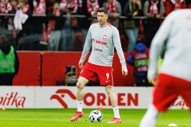 Robert Lewandowski, 2026 Dünya Kupası 'nda Polonya ve Litvanya milli takımları arasında PGE Narodowy (Maciej Rogowski)