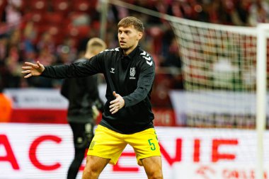 Kipras Kazukolovas, 2026 Dünya Kupası 'nda Polonya ve Litvanya milli takımları arasında PGE Narodowy (Maciej Rogowski)
