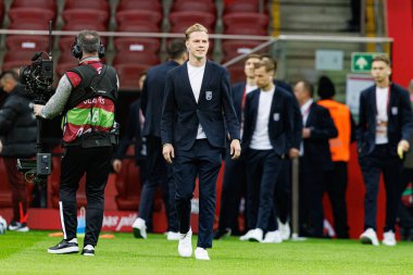 2026 Dünya Kupası 'nda Polonya ve Litvanya milli takımları arasında PGE Narodowy (Maciej Rogowski)