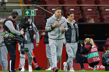 Jan Bednarek, 2026 Dünya Kupası 'nda Polonya ve Litvanya milli takımları arasında PGE Narodowy (Maciej Rogowski)