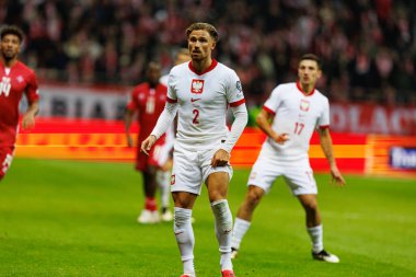 Matty Cash, 2026 Dünya Kupası eleme maçında Polonya ve Malta milli takımları arasında PGE Narodowy 'da görüldü (Maciej Rogowski)