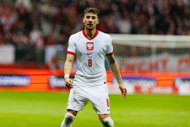 Jakub Moder, 2026 Dünya Kupası eleme maçında PGE Narodowy 'da Polonya ve Malta milli takımları arasında görüldü (Maciej Rogowski)