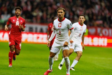 Matty Cash, 2026 Dünya Kupası eleme maçında Polonya ve Malta milli takımları arasında PGE Narodowy 'da görüldü (Maciej Rogowski)