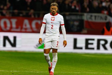 Matty Cash, 2026 Dünya Kupası eleme maçında Polonya ve Malta milli takımları arasında PGE Narodowy 'da görüldü (Maciej Rogowski)