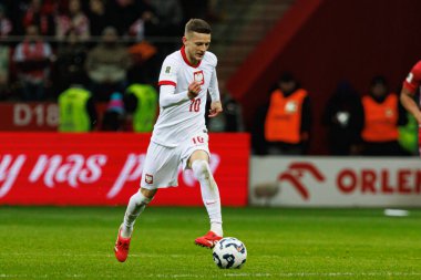 Sebastian Szymanski, 2026 Dünya Kupası eleme maçında PGE Narodowy 'da Polonya ve Malta milli takımları arasında görüldü (Maciej Rogowski)