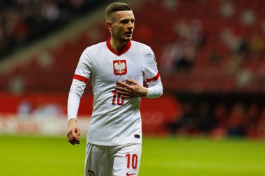 Sebastian Szymanski, 2026 Dünya Kupası eleme maçında PGE Narodowy 'da Polonya ve Malta milli takımları arasında görüldü (Maciej Rogowski)