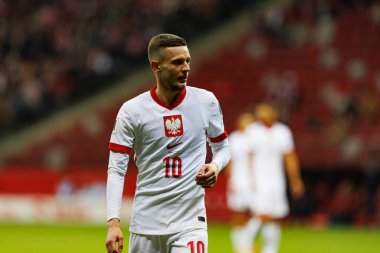 Sebastian Szymanski, 2026 Dünya Kupası eleme maçında PGE Narodowy 'da Polonya ve Malta milli takımları arasında görüldü (Maciej Rogowski)