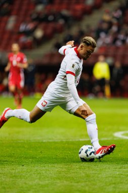 Matty Cash, 2026 Dünya Kupası eleme maçında Polonya ve Malta milli takımları arasında PGE Narodowy 'da görüldü (Maciej Rogowski)