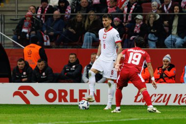 Jakub Moder, 2026 Dünya Kupası eleme maçında PGE Narodowy 'da Polonya ve Malta milli takımları arasında görüldü (Maciej Rogowski)