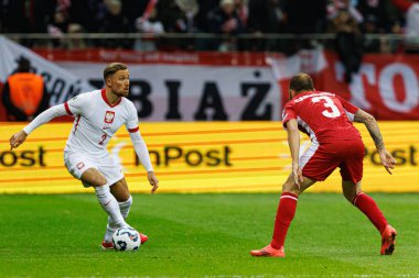 Matty Cash, 2026 Dünya Kupası eleme maçında Polonya ve Malta milli takımları arasında PGE Narodowy 'da görüldü (Maciej Rogowski)