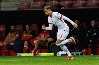 Matty Cash, 2026 Dünya Kupası eleme maçında Polonya ve Malta milli takımları arasında PGE Narodowy 'da görüldü (Maciej Rogowski)