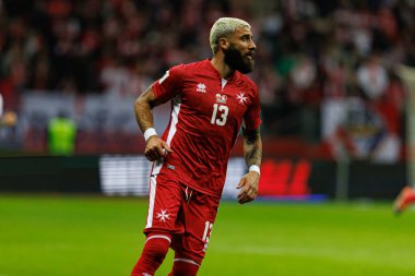 Enrico Pepe, 2026 Dünya Kupası eleme maçında PGE Narodowy 'da Polonya ve Malta milli takımları arasında görüldü (Maciej Rogowski)