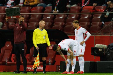 Matty Cash ve Robert Lewandowski, 2026 Dünya Kupası eleme maçında Polonya ve Malta milli takımları arasında PGE Narodowy 'da (Maciej Rogowski)