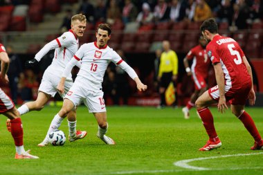 Jakub Kaminski, 2026 Dünya Kupası eleme maçında PGE Narodowy 'de Polonya ve Malta milli takımları arasında görüldü (Maciej Rogowski)