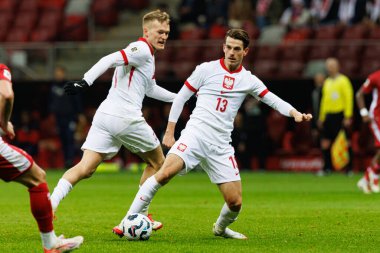 Jakub Kaminski, 2026 Dünya Kupası eleme maçında PGE Narodowy 'de Polonya ve Malta milli takımları arasında görüldü (Maciej Rogowski)