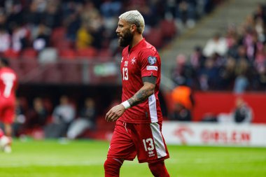 Enrico Pepe, 2026 Dünya Kupası eleme maçında PGE Narodowy 'da Polonya ve Malta milli takımları arasında görüldü (Maciej Rogowski)