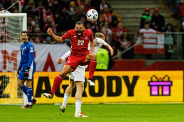 Zach Muscat 2026 Dünya Kupası eleme maçında PGE Narodowy 'de Polonya ve Malta milli takımları arasında görüldü (Maciej Rogowski)