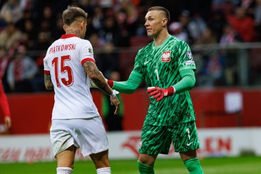 Kamil Piatkowski ve Lukasz Skorupski, 2026 Dünya Kupası ön eleme maçında Polonya ve Malta milli takımları arasında PGE Narodowy 'da (Maciej Rogowski)