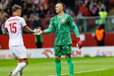 Kamil Piatkowski ve Lukasz Skorupski, 2026 Dünya Kupası ön eleme maçında Polonya ve Malta milli takımları arasında PGE Narodowy 'da (Maciej Rogowski)