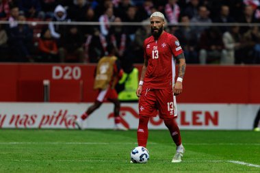 Enrico Pepe, 2026 Dünya Kupası eleme maçında PGE Narodowy 'da Polonya ve Malta milli takımları arasında görüldü (Maciej Rogowski)