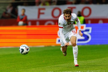 Jakub Kaminski, 2026 Dünya Kupası eleme maçında PGE Narodowy 'de Polonya ve Malta milli takımları arasında görüldü (Maciej Rogowski)