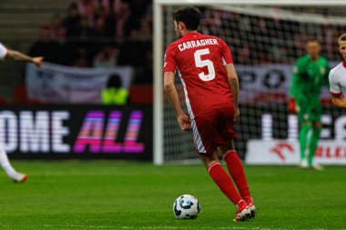 James Carragher 2026 Dünya Kupası eleme maçında PGE Narodowy 'de Polonya ve Malta milli takımları arasında görüldü (Maciej Rogowski)