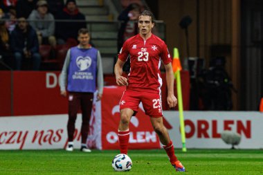 Alexander Satariano, 2026 Dünya Kupası eleme maçında PGE Narodowy 'da Polonya ve Malta milli takımları arasında görüldü (Maciej Rogowski)