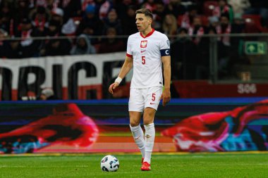 Jan Bednarek 2026 Dünya Kupası eleme maçında PGE Narodowy 'de Polonya ve Malta milli takımları arasında görüldü (Maciej Rogowski)