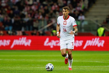 Jakub Kiwior, 2026 Dünya Kupası eleme maçında PGE Narodowy 'da Polonya ve Malta milli takımları arasında görüldü (Maciej Rogowski)
